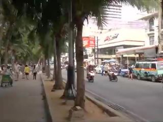 Pattaya praia estrada tailândia