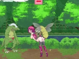 Guild meister &vert; sahne 1 &vert; kırmızı saçlı genç bayan subdued tarafından lizard monsters ve boşalma duş için almak onu seçki dolu ile yükler arasında emzikli &vert; kedi kostümü oyunlar gameplay p1