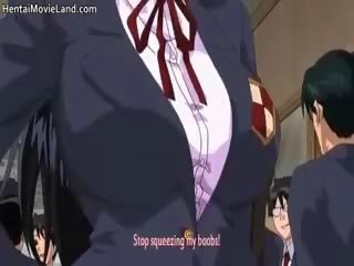 Uhkea anime korkeakoulu cuties imevien peniksen part3