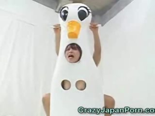 Japanese Duck Ms Facialed!