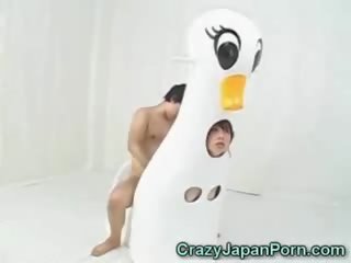 Ιαπωνικό duck adolescent facialed!