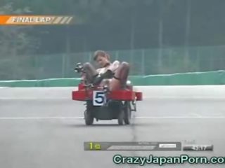 Nakakatawa hapon pagtatalik klip race!